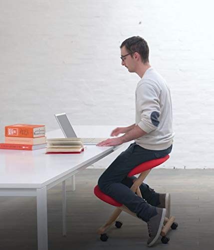 cinius Professional kneeling ergonomic chair without back, in several colours