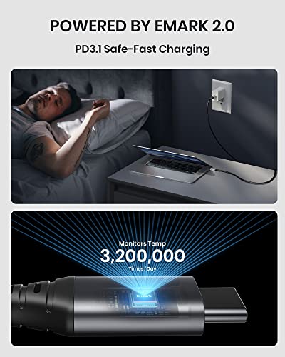 - INIU 240W USB C to USB C Charger Cable | [2-Pack 2m] | C Charge Cable | Super Fast -