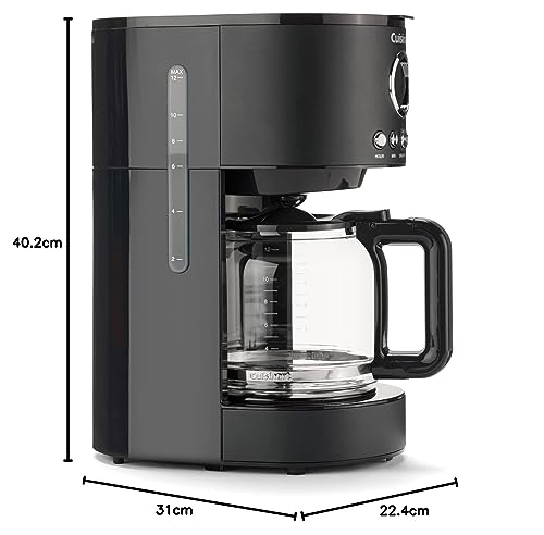 Cuisinart Filter Coffee Machine| Instant Coffee | 2L Capacity | Slate Grey | DCC780U