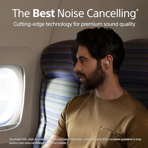 - Sony WF-1000XM5 Wireless Noise Cancelling Headphones With Bluetooth | In-ear Headphones | Black -