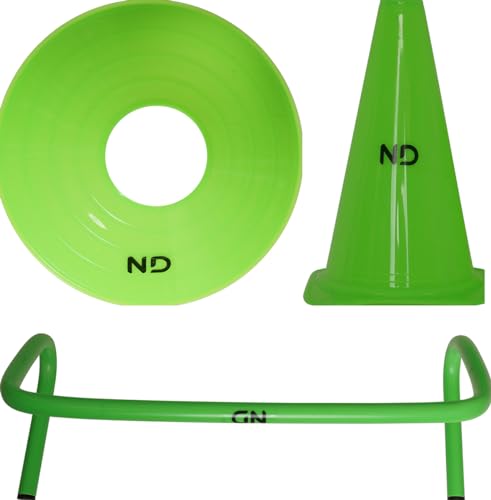 - ND Sports Agility kit | Speed Reaction Cones & Ladder For Football & Rugby Training -