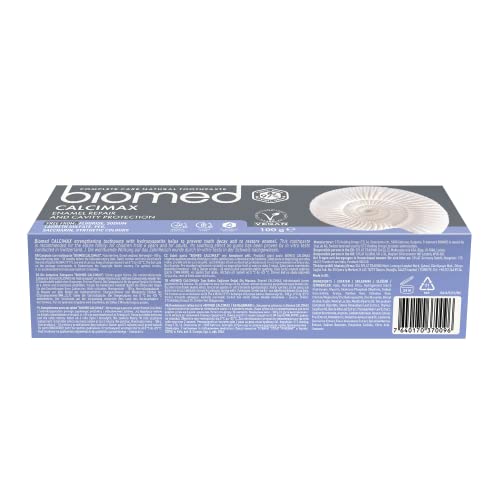 Biomed Calcimax 97% Natural Toothpaste | Enamel Repair & Cavity Protection | Vegan, SLES Free 100g