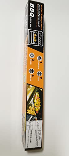 - GQC BBQ Mats | Set of 6 BBQ Grill Mats | Nonstick Reusable Barbecue Baking Mat -