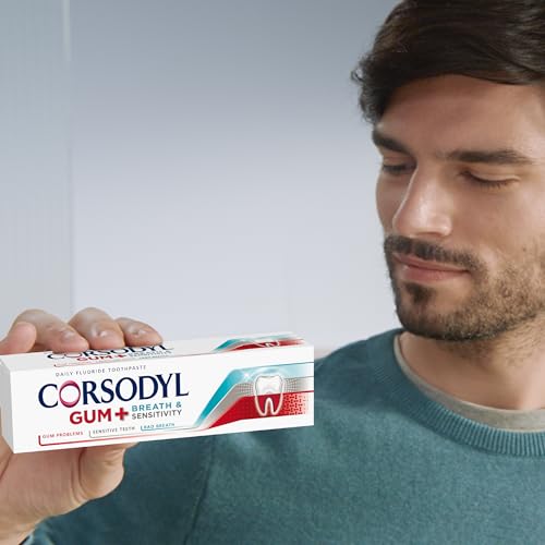 Corsodyl Gum+ Breath & Sensitivity Toothpaste 75ml