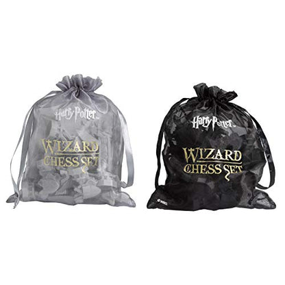 - The Noble Collection | Harry Potter Wizard Chess Set | Includes Chess Piece Storage Bags -