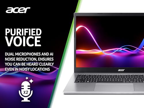 Acer Aspire 3 A315-44P Laptop - AMD Ryzen 5 5500U, 16GB, 512GB SSD, Integrated Graphics, 15.6-inch FHD, Windows 11, Silver