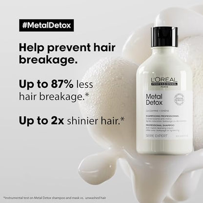 - L’Oréal Professionnel | Metal Detox Hair Mask, for Smooth, Strong & Shiny Looking Hair -
