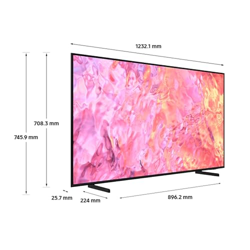 - Samsung 55 Inch Q60C QLED 4K HDR Smart TV | Dual LED Television | Alexa Built-In -