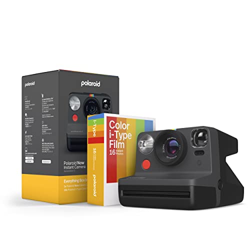 - Polaroid | Everything Box Now Gen 2 Instant Camera - Black -
