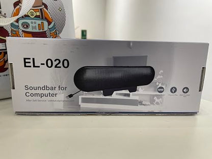 - ZETIY USB Speaker Sound Bar, Monitor Speaker for PC, USB Portable Computer Speaker