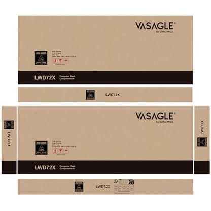 - VASAGLE Computer Desk, L-Shaped Corner Desk -