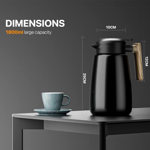 - Thermal Coffee Carafe Jugs | UYOTBKEUB Stainless Steel Insulated Coffee and Tea Pot -
