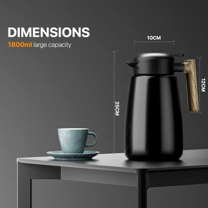 - Thermal Coffee Carafe Jugs | UYOTBKEUB Stainless Steel Insulated Coffee and Tea Pot -