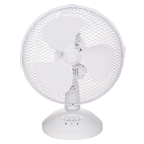 - Russell Hobbs 9" Inch | Portable Desk Fan | 2 Speeds | Wide-Angled Oscillation -