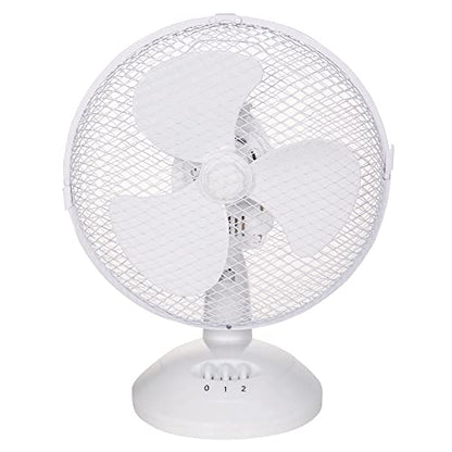 - Russell Hobbs 9" Inch | Portable Desk Fan | 2 Speeds | Wide-Angled Oscillation -