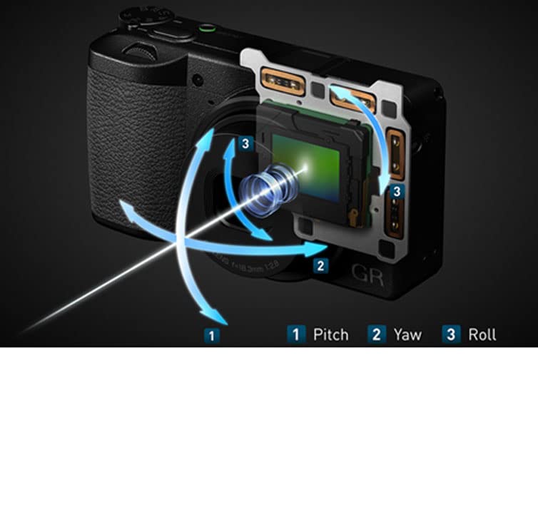 - Ricoh GR IIIx Urban Edition | Metallic Grey Body with Navy Blue Ring | Digital Compact Camera with 24MP -