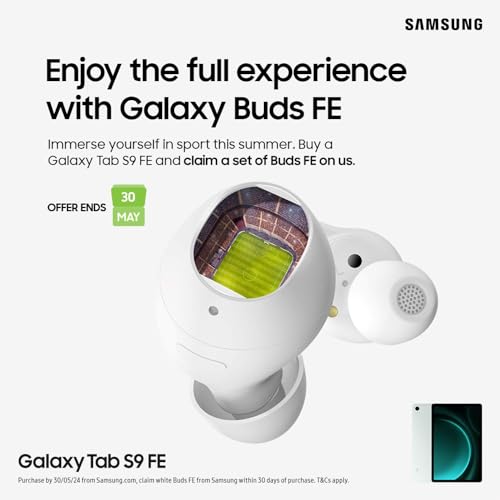 - Samsung Galaxy Tab S9 FE Tablet with S Pen | 128GB | Long-lasting Battery | Grey -