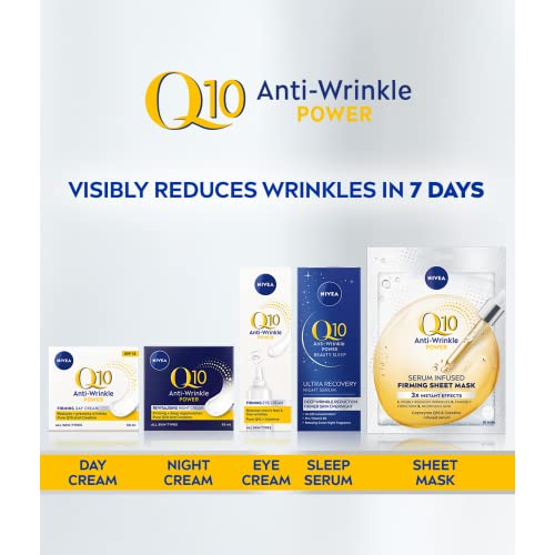 - NIVEA Q10 Anti-Wrinkle Power Firming Eye Cream | Reduce Crow's Feet | Lines | Wrinkles -