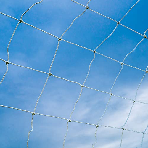 Amazon Exclusive Football Flick Goal - All weather - 70mm Extra thick uPVC - football goal for gardens, Integrated locking system (6x4, 8x4, 8x6, 12x6),White