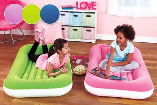 - Trendi | Kids Airbed | With Bumper | Kids Camping Bed | Electric Air Pump -