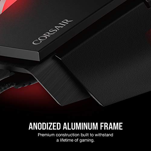Corsair M65 PRO RGB FPS Gaming Mouse (12000 DPI Optical Sensor, Adjustable Weights, 8 Programmable Buttons, 3-Zone RGB Multi-Colour Backlighting, Xbox One Compatible) - Black