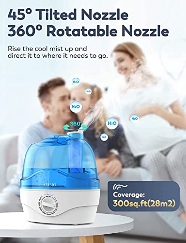 - Aribio Humidifiers | 2.2L Humidifier | Air Humidifier With 10H Continuous Use & Auto-Off -