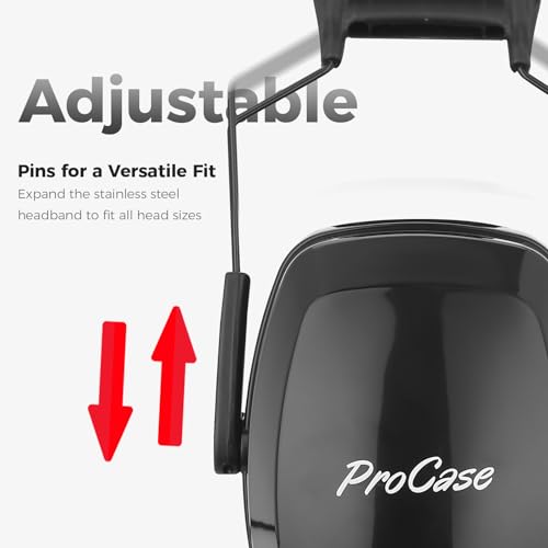 - ProCase Ear Defenders | SNR 36dB Professional Hearing Protection -
