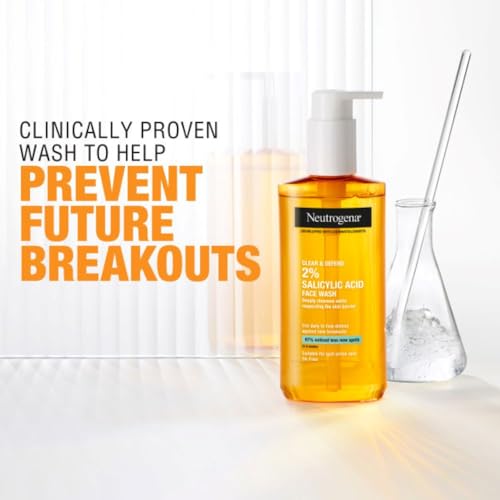 - Neutrogena | Clear and Defend | 2% Salicylic Acid Face Wash | 200ml -