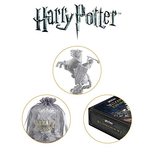 - The Noble Collection | Harry Potter Wizard Chess Set | Includes Chess Piece Storage Bags -