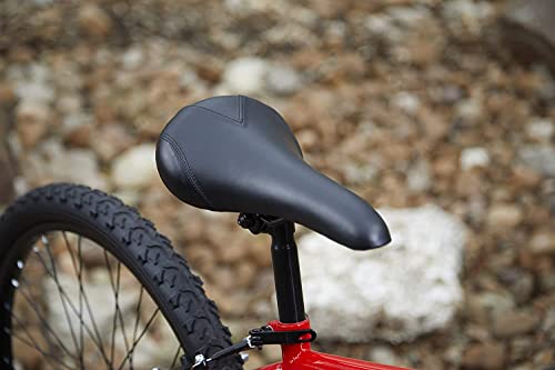 - Huffy Stone Mountain Kids | 24 Inch Wheel | 21 Speed | Hardtail Red Mountain Bike -