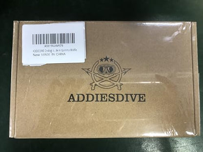 ADDIESDIVE Quartz Watches for Men Diver 200M Steel Watch with Waterproof Rubber Strap Waffle
