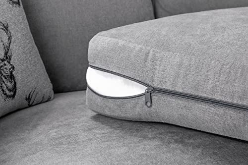 - Honeypot Sofa | Verona Scatterback Sofa Grey 3 Seater -