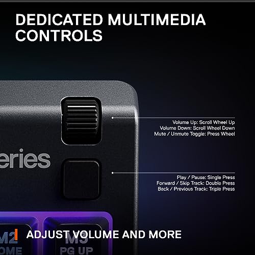 - SteelSeries Apex 3 TKL | RGB Gaming Keyboard | Tenkeyless Compact Esports Form -