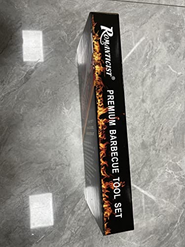 - ROMANTICIST 20PCS Perfect BBQ Tools Set | Stainless Steel Barbecue Tools Set -