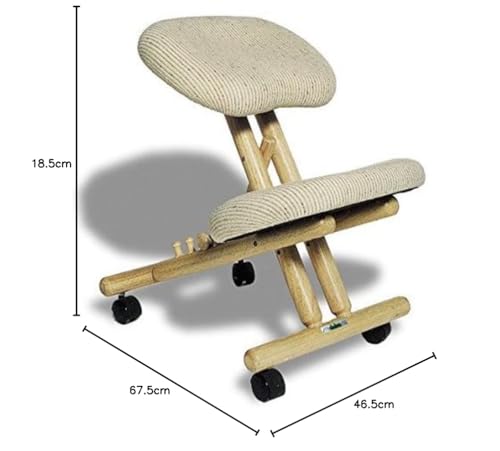 cinius Professional kneeling ergonomic chair without back, in several colours