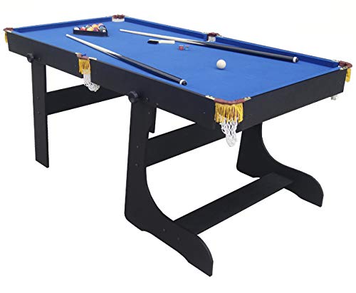 - Walker & Simpson 6ft Admiral Folding Pool Table Blue