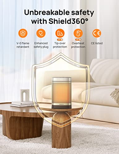 - Dreo Space Heater | 70° Oscillating Electric PTC Ceramic Heater with Thermostat -