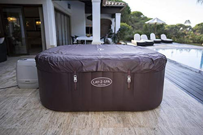 - Lay-Z-Spa Maldives Luxury Hot Tub | 8 HydroJet Pro Massage System | Inflatable Spa | LED Lights | Foot Massager | Freeze Shield Technology | 5-7 Person -