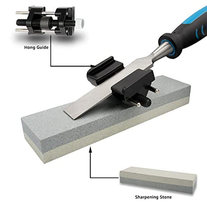 Amazon Basics 8-Piece Wood Carving Chisel Set