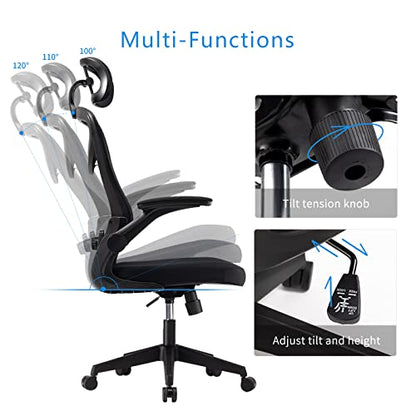 - Magic Life Ergonomic Office Chair | Computer Chair with Adjustable Headrest/Lumbar Support -