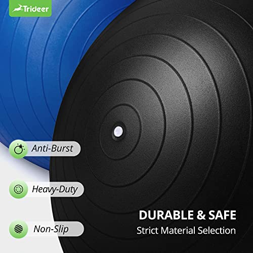 - Trideer Exercise Ball & Yoga Ball | 6 Sizes | Pregnancy Ball for Maternity -