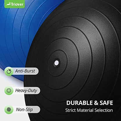 - Trideer Exercise Ball & Yoga Ball | 6 Sizes | Pregnancy Ball for Maternity -