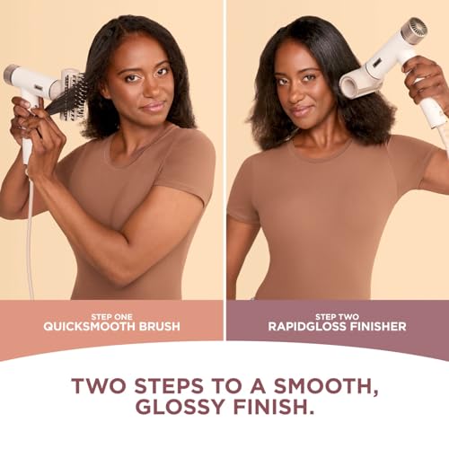 - Shark SpeedStyle Hair Dryer & RapidGloss Finisher | For Curly & Coily Hair | 3 Stylers, Ultra Fast Drying -