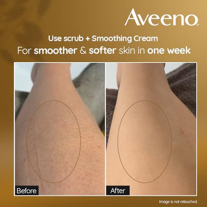 Aveeno Skin Renewal Smoothing Cream (1x 300ml), with Nourishing Prebiotic Oat, 6% Naturally-Derived PHA & Smoothing Niacinamide, Nourishing Skin Cream to Smooth, Even, and Brighten the Complexion