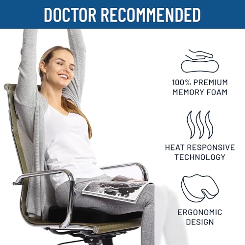 - Everlasting Comfort Memory Foam Seat Cushion -