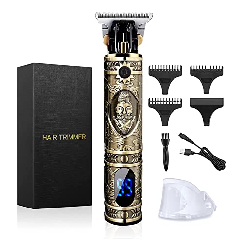 - Hair Clippers Beard Trimmer for Men | Professional Cordless Hair Trimmer T-Bladeds Outliner -