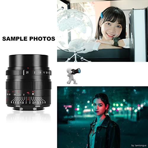 7artisans 24mm F1.4 APS-C Manual Prime Lens Large Aperture Compatible for Canon EF-M Mount Mirrorless Cameras M1 M2 M3 M5 M6 M10