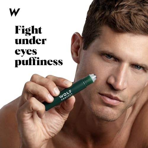 - Wolf Project Under Eye Roller with Caffeine, Vitamin C and Peptides