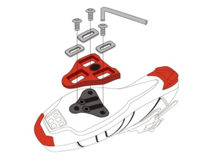 - Mens Cycling Shoes | Pre Installed Clip in Pedal -
