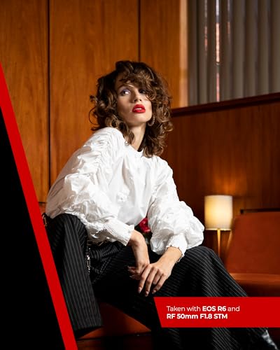 Canon RF 50mm F1.8 STM Lens - Compact and Lightweight Lens for EOS R-Series Cameras, Fast Aperture, Smooth Focusing - Ideal for Portraits and Creative Photography